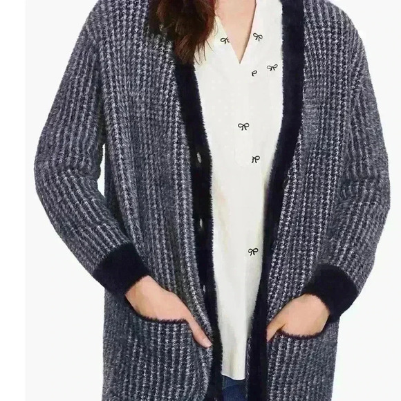 Court & Rowe Houndstooth Eyelash Cardigan - Picture 10 of 11